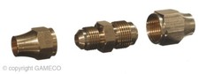 CATERING RESTAURANT-FITTINGS&VALVES REDUCING UNION 1/2FLARE x 3/8FLARE C/W NUT
