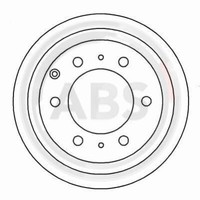 2X Bremsscheibe Hinten A.B.S. 16645 FüR Toyota