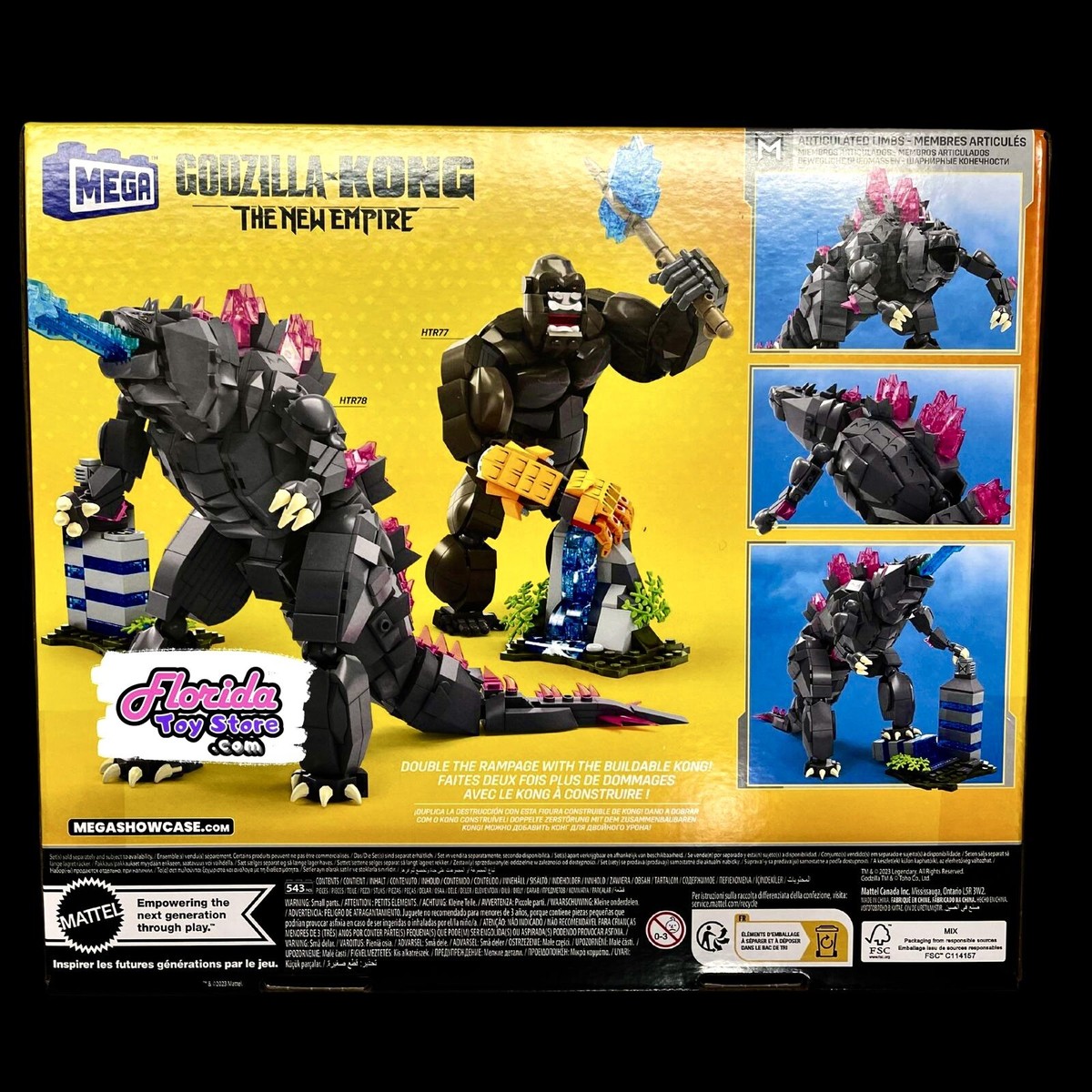2023 MEGA Showcase Kong x Godzilla: The New Empire- GODZILLA 12.5