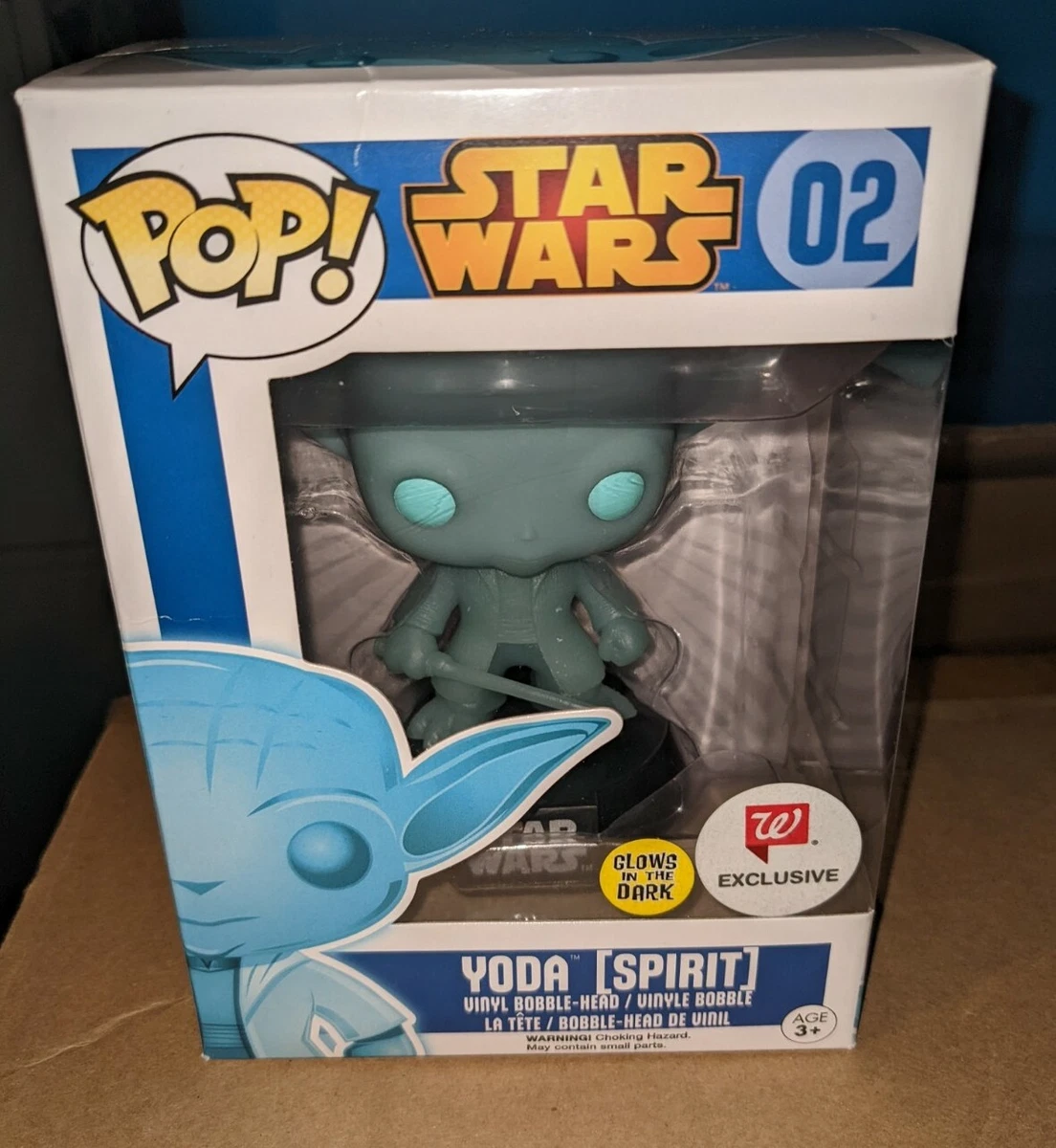 Funko Pop Star Wars Yoda Spirit 02 Glows In The Dark