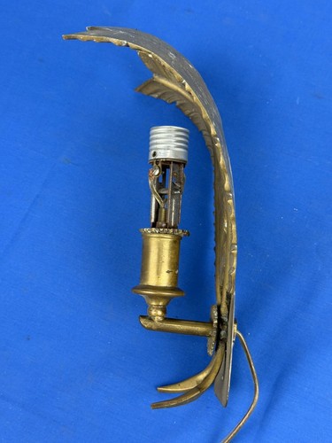 Aplique Flecha Latón Vintage HECHO en ESPAÑA 10.25"H X 8"W, 4" Curva - Imagen 6 de 16
