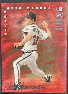 1996 Leaf Studio Greg Maddux MASTERSTROKES NM-MINT Rare /5,000 Braves 