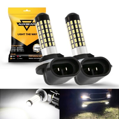 AUXBEAM 881 LED Fog Light Bulbs, 6000K Xenon White, Pack Of 2, IP68, 10,000+ Hrs Life - View #4