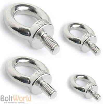 Bulloni Ad Occhiello In Acciaio Inossidabile M8 304 Con Anello Di Sollevamento E Filettatura Esterna 8 Pezzi 88471630 - Foto 9