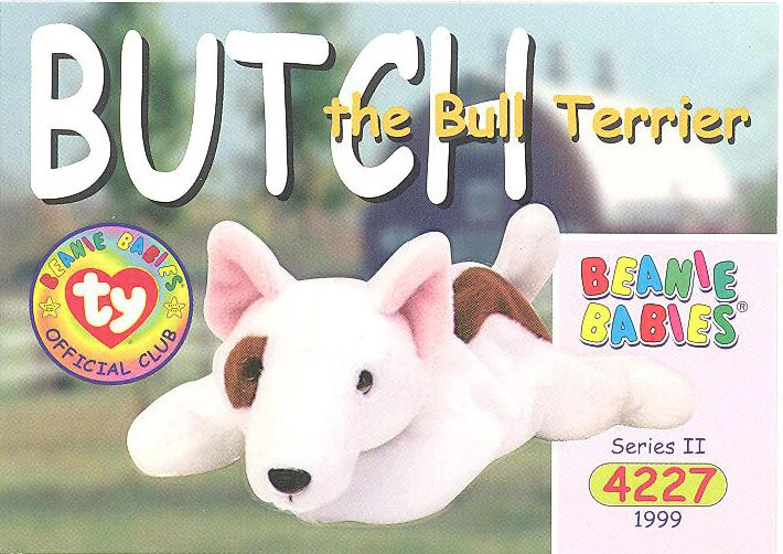 Butch the 2025 dog beanie baby