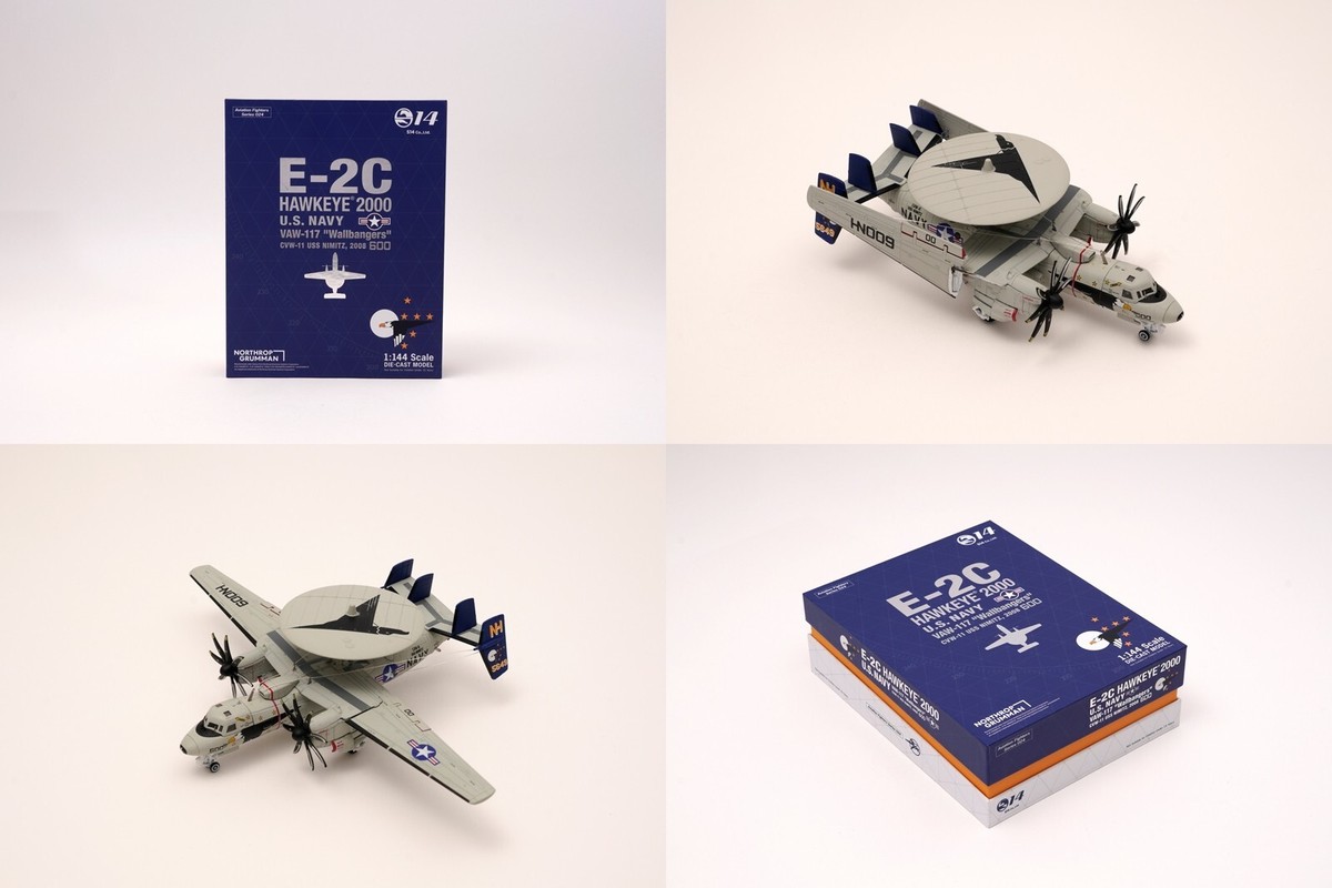 1/144 新品未使用 E-2C VAW-117 「Wallbangers」 Aviation Fighters E-2C Hawkeye 2000 US Navy VAW117