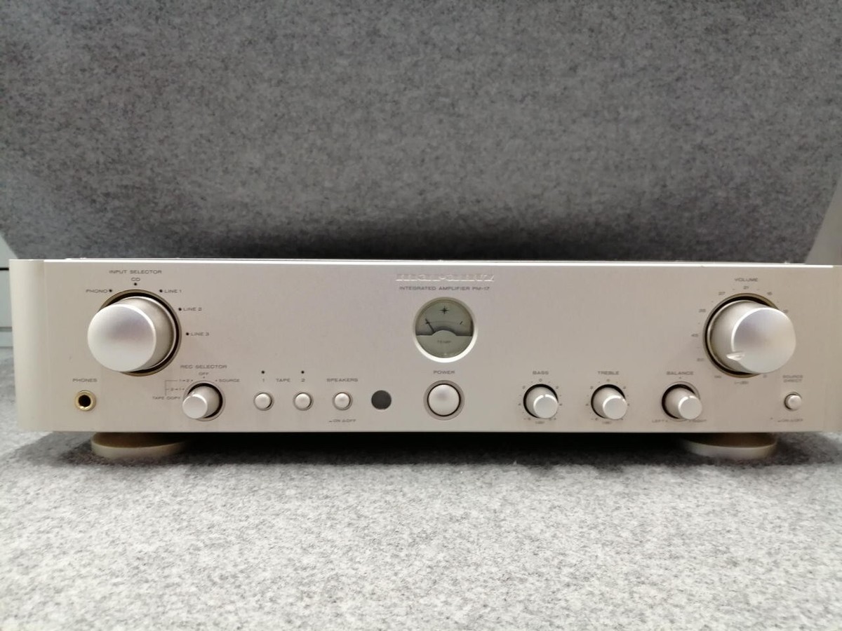 アンプ Marantz PM-17F Marantz PM-17F Integrated Amplifier Transistor AC 100V Used