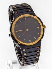 Concord La Costa Quartz Women's Watch Black Stainless Steel and Gold