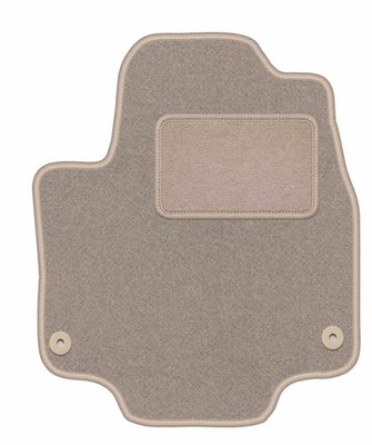 Fahrermatte Fußmatten Automatten Velours Beige für Chrysler Pacifica II 2017-