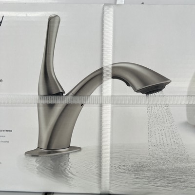KOHLER R77062-VS MISTOS LAUNDRY FAUCET W PULL OUT SPRAY VIBRANT STAINLESS FINISH
