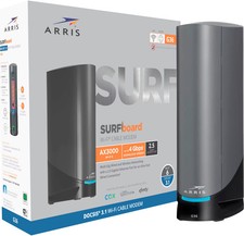 ARRIS - SURFboard DOCSIS 3.1 Multi-Gig Cable Modem  Wi-Fi 6 Router Combo - B...