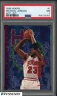 1995-96 Hoops Hot List #1 Michael Jordan Chicago Bulls HOF PSA 7 NM
