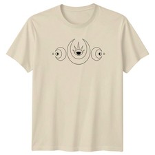 T-Shirt Mystical Triple Moon Eye Symbol Celestial Spiritual Witchy Okkult