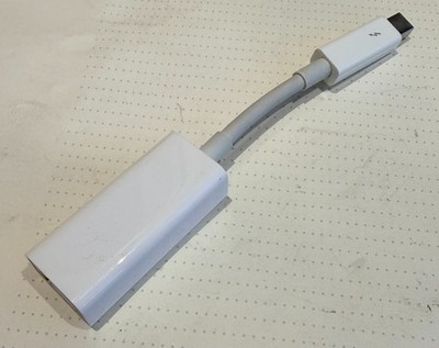 Apple Thunderbolt to Gigabit Ethernet Adapter A1433 MD463LL/A Genuine OEM Tested