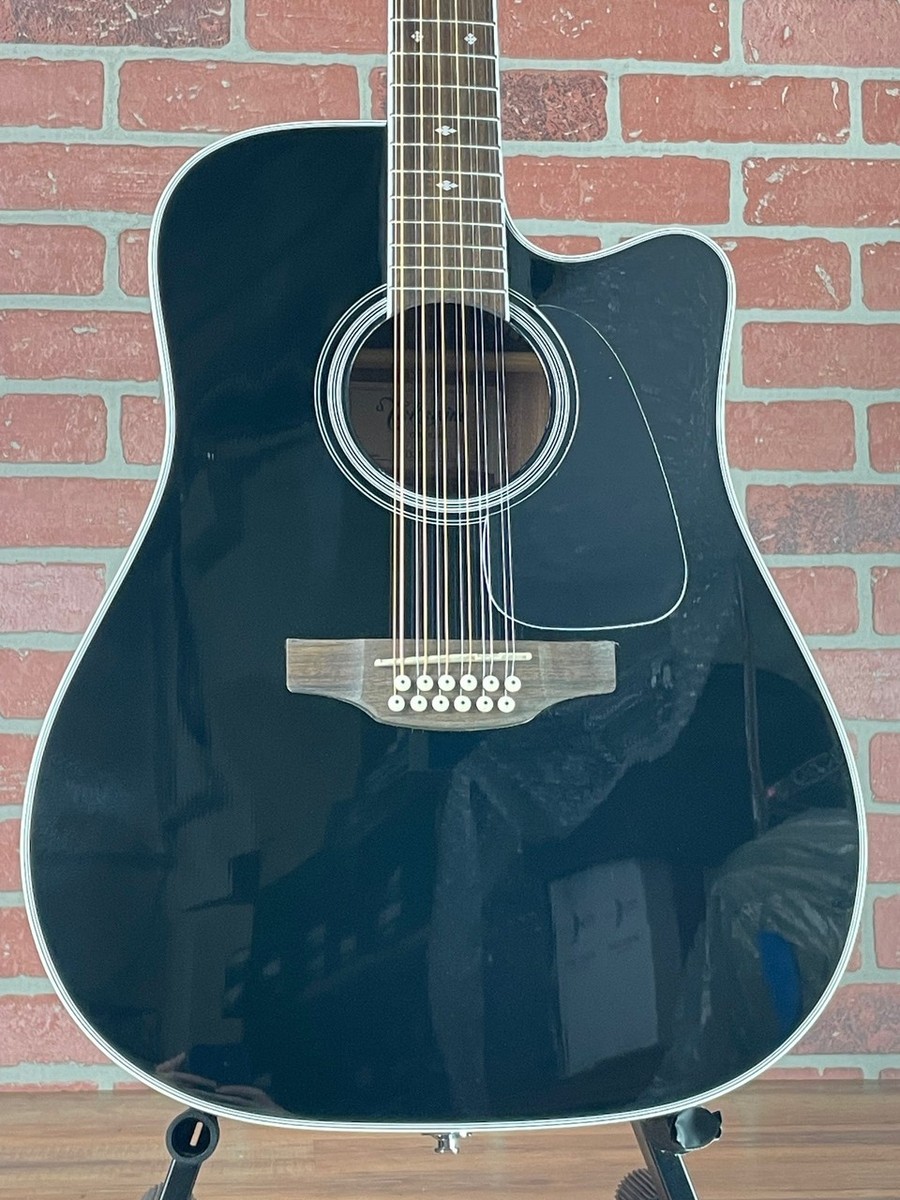 Takamine GD38CE 12-String Acoustic-Electric Guitar - Gloss Black