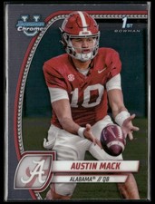 Austin Mack 2024 Bowman University Chrome Alabama Crimson Tide