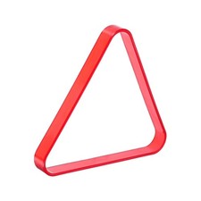 Pool Triangle 8 Ball Rack Billiard Fit 2-1/4 Inch Pool Balls Red