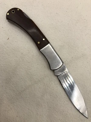 Klappmesser Taschenmesser Jagdmesser, mit Holzgriff - Bild 1 von 4