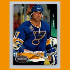 Jeff Brown #173 1993-94 Parkhurst St. Louis Blues Hockey Card NHL