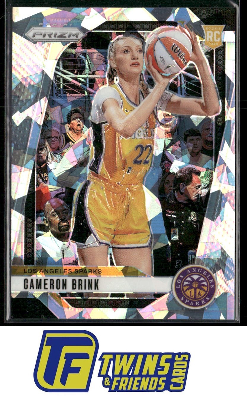 2024 Panini Prizm WNBA #127 Cameron Brink Ice Prizms