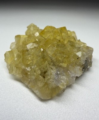 Yellow Fluorite Crystal From Moscona Mine Asturias, Spain (See Description)