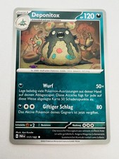 Pokemon Karte Deponitox 117/182 Paradoxrift Deutsch PAR