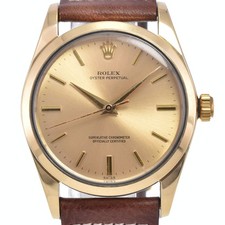 ROLEX Oyster Perpetual Cap Gold 1014 vintage Cal.1560 Automatic Men's N#147874
