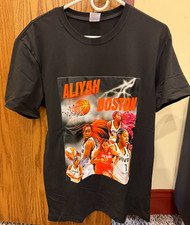 NEW Aliyah Boston Indiana Fever Black Tee TShirt Mens S Womens M WNBA Basketball