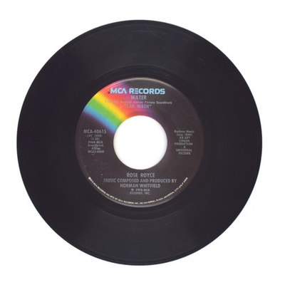 #ad #ad Rose Royce Water; Car Wash Vinyl Record 45 RPM 7quot; $2.86