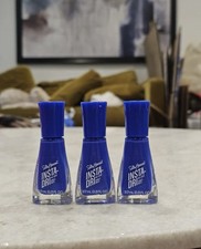 Sally Hansen Insta-Dri Nail Polish, Quick-Drying, Long-Lasting Shine LOT OF 3