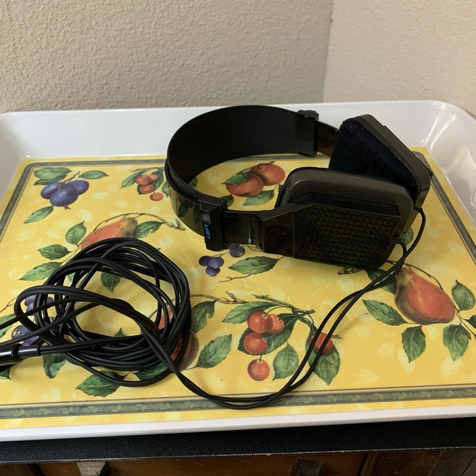 AURICULARES ESTÉREO TECHNICS RAROS DE COLECCIÓN EAH-810 JAPÓN-Totalmente Funcionales Foto 2 de 4