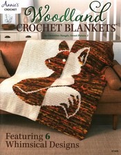 Woodland Crochet Blankets | Annies 871879 NEW...