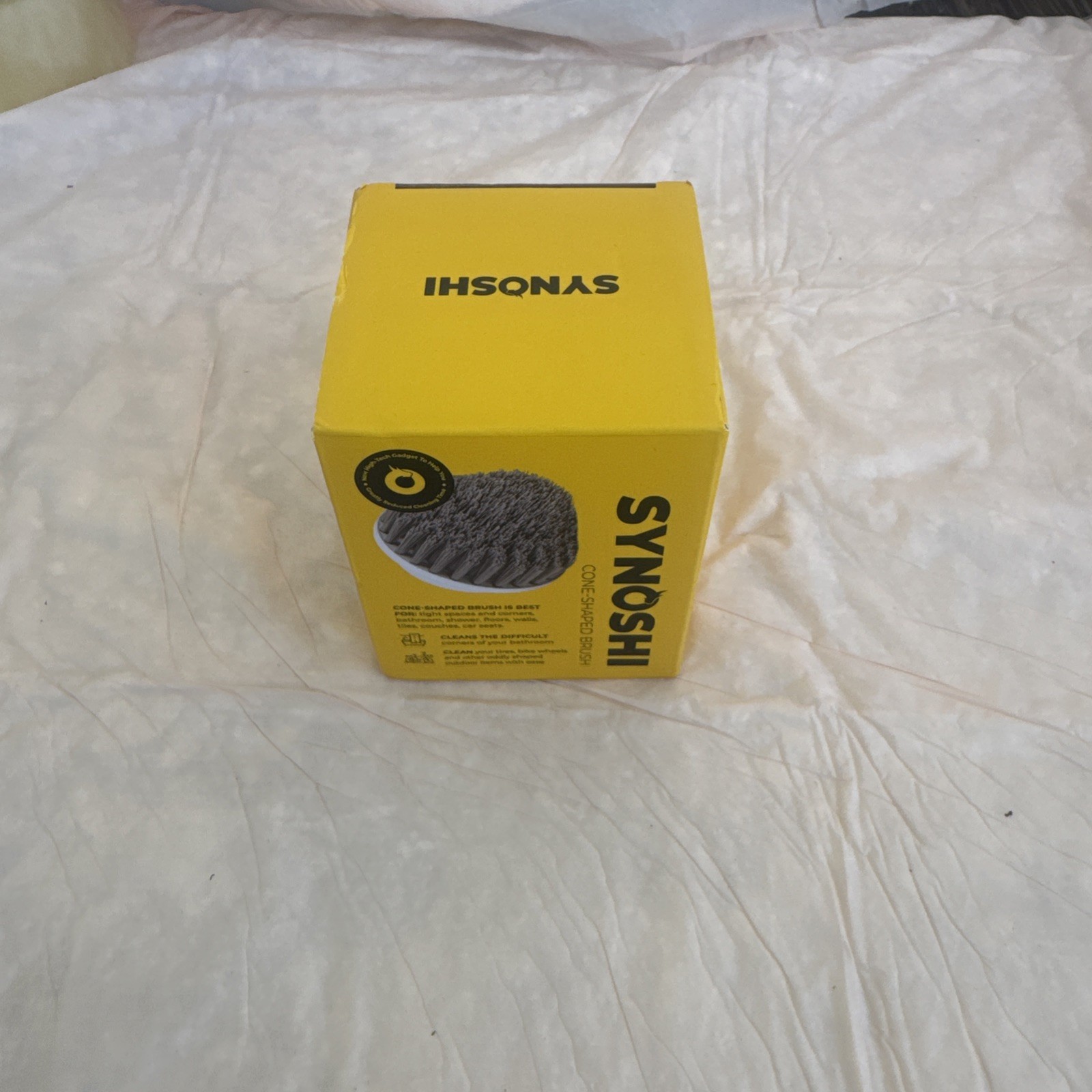 Synoshi Cone Brush Heads for Corners and Hard-To-Reach Places 2-Pack New