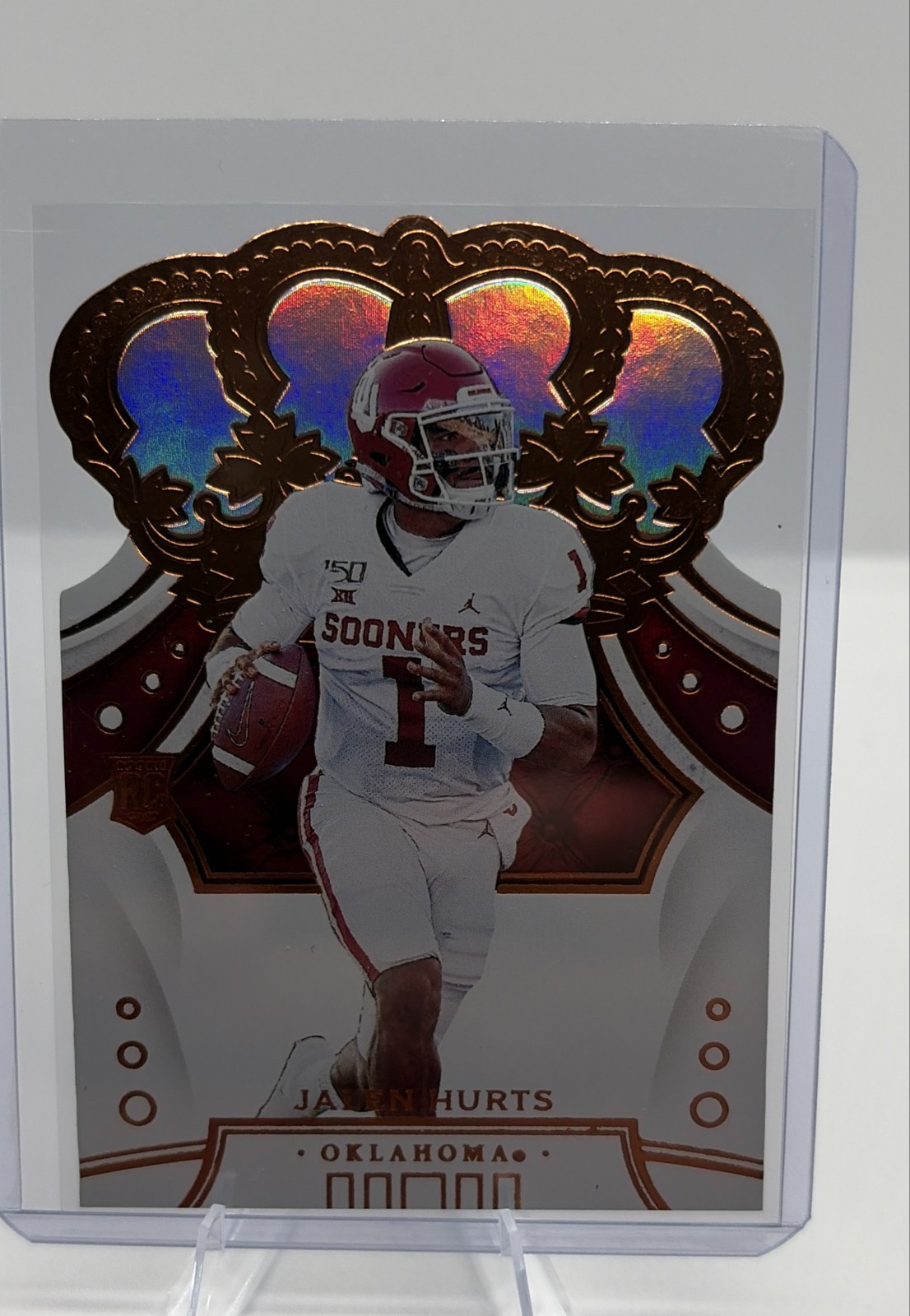 2020 Panini Chronicles Draft Picks - Crown Royale Draft Picks Jalen Hurts #53...