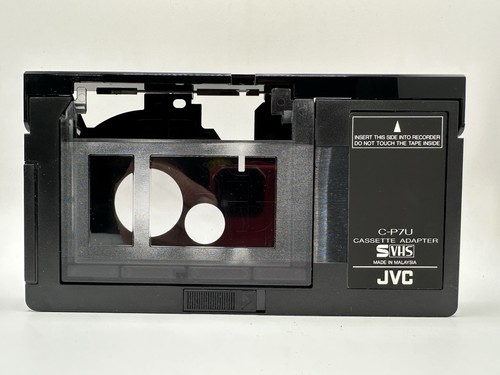 JVC C-P7U PlayPak Motorized VHS-C To VHS Converter Cassette Adapter Tested Works