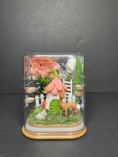 Fairy house with deer and rabbit Jumping Spider Enclosure 