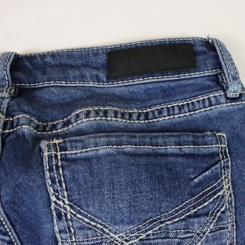 Rock & Roll Denim Jeans Womens 29x34 Blue Mid Rise Riding Washout Pants Western - Picture 13 of 14