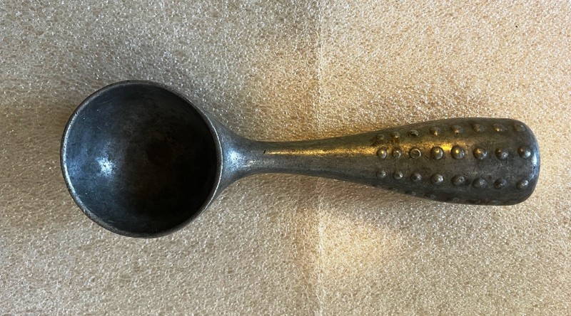 VINTAGE SCOOPRITE ICE CREAM SCOOP PAT PEND METAL KITCHEN UTENSIL 7”