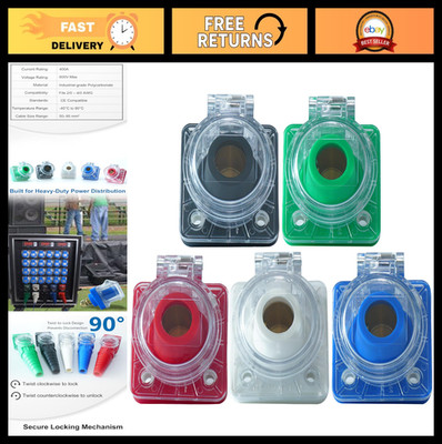 400A Camlock Power Socket - 5 Colors, 5 Female Connectors for Power Distribution