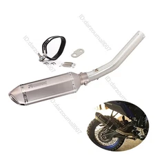 For Yamaha Tenere 700 Rally Edition 2020-2025 Exhaust Muffler Tips 51mm Mid Pipe