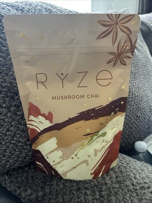 RŸZE Mushroom Chai With 6 Adaptogenic Mushrooms Beverage Powder Exp. 03/2028