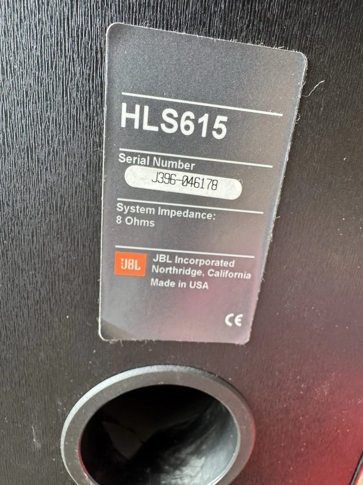 Par Vintage de Alto-falantes de Piso JBL HLS615 HLS-615 - Imagem 2 de 4