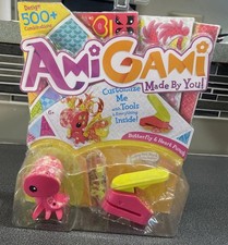 Nueva figura mariposa Mattel AmiGami y herramienta troqueladora juguete artesanal