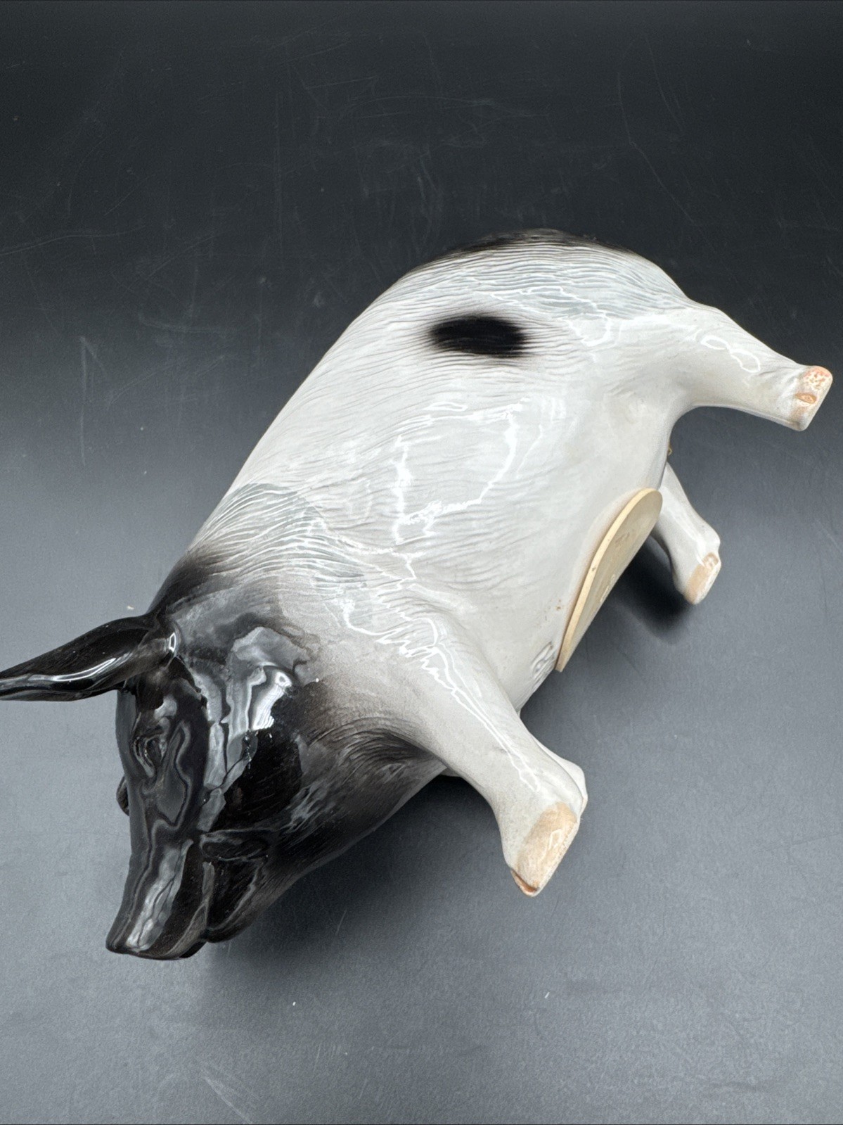 Vintage Otagiri Japan Piggy Bank / Cool Swear Jar! Ceramic Hand Painted See Pic