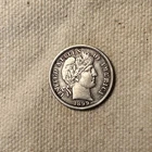 1899-s Barber Dime AU QA1054