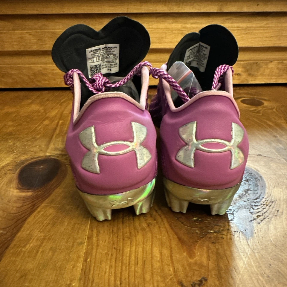 Under Armour Magnetico Elite 3 FG 足球鞋 兰花 3027160-500 Wmns 尺寸 7.5 — 第 3/4 张图片