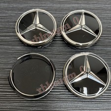 4X Für Mercedes Benz Embleme Nabendeckel Felgendeckel Radnabendeckel Auto 65mm
