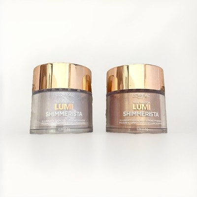 Lot of 2: NEW L'Oreal True Match Lumi Shimmerista 505 Moonlight 506 Sunlight