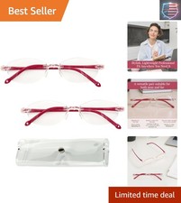2 Pcs Auto Focus Glasses, Automatic Zoom Reading Intelligent Self Adjusting P..,