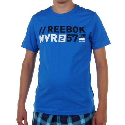 Tshirts Universal Herren Reebok Actron Graphic AP1896 Blau